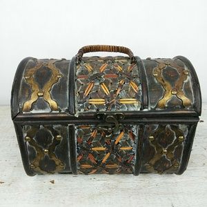 Wood & Brass Box